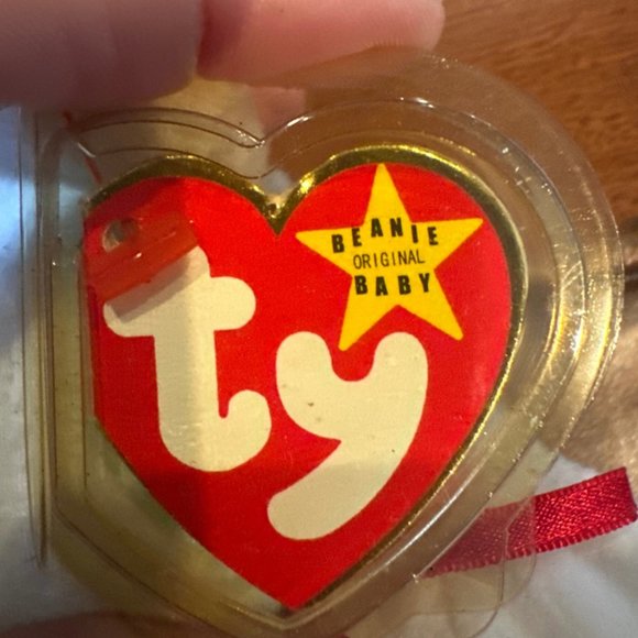 Ty Beanie Babies Valentino The Bear - NWMT - Picture 5 of 9